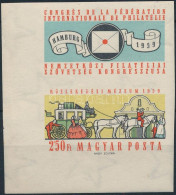 ** 1959 FIP ívsarki Vágott Szelvényes Bélyeg (3.500) - Sonstige & Ohne Zuordnung