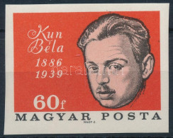 ** 1966 Évfordulók - Események Kun Béla Vágott Bélyeg - Altri & Non Classificati