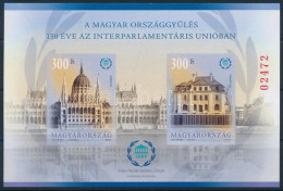 ** 2019 A Magyar Országgyűlés 130 éve Az Interparlamentáris Unióban Vágott Blokk (8.000) - Otros & Sin Clasificación