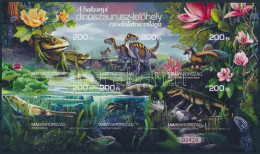 ** 2020 Bakonyi Dinoszauruszok Csodálatos Világa (II.) Vágott Blokk (8.000) - Sonstige & Ohne Zuordnung