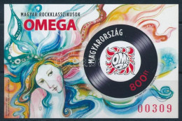 ** 2020 Magyar Rockklasszikusok - Omega Vágott Blokk (8.000) - Sonstige & Ohne Zuordnung