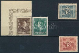 ** Liechtenstein 1944-1947 Mi 238-239 + Mi 243 + Mi 252 (Mi EUR 100.-) (Mi 252 Betapadás / Gum Disturbance) - Other & Unclassified