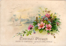 CHROMOS POULAIN - ROSES ET PAYSAGE - Poulain