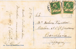 54748. Postal INTERLAKEN (Berna) Suisse 1924. Vista De  LAUTERBRUNNENTAL Mit Jungfrau - Lettres & Documents