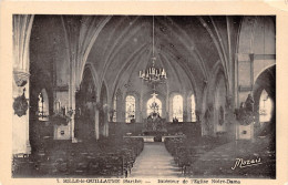 SILLE LE GUILLAUME Interieur De L Eglise Notre Dame 20(SCAN RECTO VERSO)MA120 - Sille Le Guillaume