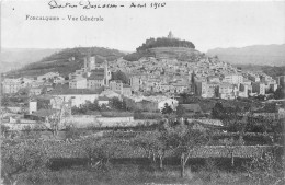 FORCALQUIER Vue Generale 4(SCAN RECTO VERSO)MA112 - Forcalquier