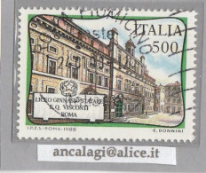 USATI ITALIA 1988 - Ref.0570 "SCUOLE D'ITALIA" 1 Val. - - 1981-90: Gebraucht