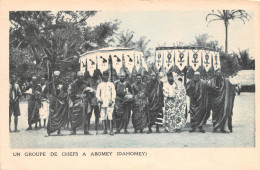  BENIN Un Groupe De Chefs A ABOMEY Dahomey 44(scan Recto-verso) MA196 - Benín
