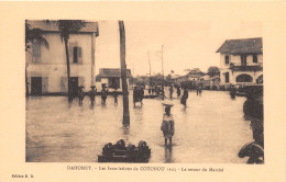  BENIN DAHOMEY Les Inondations De COTONOU Le Retour Du Marche 43(scan Recto-verso) MA196 - Benín