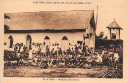 BENIN Mission D IBONWON Missions Africaines Cours Gambetta Lyon 32(scan Recto-verso) MA195 - Benín
