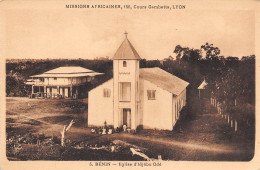 BENIN Eglise D Idjebu Ode Missions Africaines Cours Gambetta Lyon  28(scan Recto-verso) MA195 - Benin