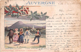 AUVERGNE La Bourree 18(scan Recto-verso) MA175 - Auvergne Types D'Auvergne