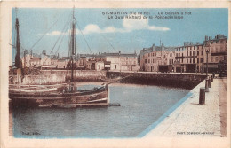 ST MARTIN Le Bassin A Flot Le Quai Richard De La Poithedinieres 13(scan Recto-verso) MA170 - Saint-Martin-de-Ré