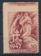 1942. Honved Christmas - Misprint - Varietà & Curiosità