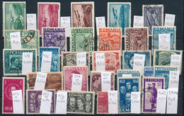 **, *, O Románia 1906-1957 29 Db Klf Bélyeg, Közte Sorok Stecklapon (Mi EUR ~71) - Other & Unclassified