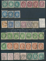 O Norvégia 1872-1909 62 Db Bélyeg 4 Db Stecklapon (Mi EUR 183.-) - Autres & Non Classés