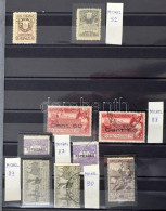 **, *, O San Marino Gyűjteménymaradvány 1890-1990 Párhuzamos Gyűjtés 30 Lapos Lindner A4-es Berakóban, Benne Portó Is - Autres & Non Classés
