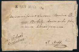 1831 Portós Levél "K SZT MIKLÓS" - T. Roff, Tartalommal - Other & Unclassified