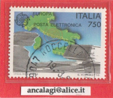 USATI ITALIA 1988 - Ref.0572A "EUROPA UNITA" 1 Val. - - 1981-90: Usados