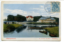 PAYS BAS CPA Couleur Voyagé 1911 * S'Hertogenbosch De " Dommel " Met Prot Ziekenhuis ( Hôpital ) - 's-Hertogenbosch