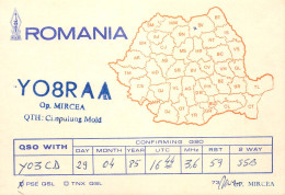 Romania Radio Amateur QSL Post Card Y08RAA Y03CD - Amateurfunk