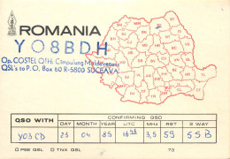 Romania Radio Amateur QSL Post Card Y08BDH Y03CD - Amateurfunk
