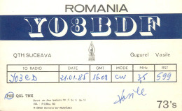 Romania Radio Amateur QSL Post Card Y08BDF Y03CD - Amateurfunk