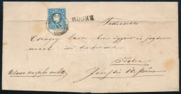 ~1858 Ajánlott Levél 15kr + Hátoldalán Hiányos 2 X 10kr Bérmentesítéssel "LÖCSE" - "PESTH" - Sonstige & Ohne Zuordnung