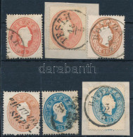 O 1861 2-2 Db 5kr, 10kr és 15kr Klf Bélyegzésekkel - Altri & Non Classificati