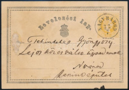 1870 2kr Díjjegyes Levelezőlap / PS-card "NAGY BÁROD" (Gudlin 350 P) - Other & Unclassified