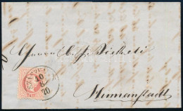 1870 5kr Levélen "SZÁSZVÁROS" - Hermanstadt - Other & Unclassified