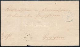 1870 Ex Offo, Kék / Blue "PALOCSA" (Gudlin 800 P) - Other & Unclassified