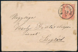 ~1871 Réznyomat 5kr Levélen "NAGY-DOROG" - Sonstige & Ohne Zuordnung