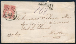 ~1871 3 X 5kr Ajánlott Levélen / On Registered Cover "KUN SZ. MIKLÓS" - Pest - Otros & Sin Clasificación