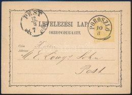 1871 2kr Díjjegyes Levelezőlap / PS-card "POROSZLÓ" - Otros & Sin Clasificación