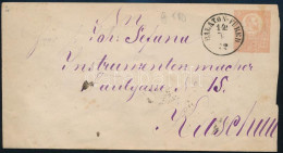 1872 5kr Díjjegyes Levél "BALATON-FÜRED" (Gudlin 100 P) - "(KASS)A" - Other & Unclassified