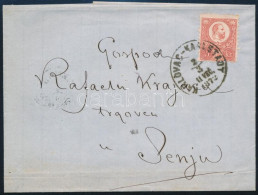 1872 5kr Levélen / On Cover "KARLOVAC-KARLSTADT" - Senj - Sonstige & Ohne Zuordnung