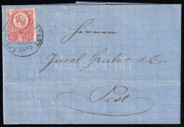 1872 5kr Képbe Fogazva Levélen "KARLOVAC-KARLSTADT" - Pest - Otros & Sin Clasificación