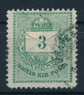 O 1874 Színesszámú 3kr Durva Gyöngyjavítással (ex Lovász) - Altri & Non Classificati