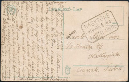 1916 Képeslap NAGYTŐKE Postaügynökségi Bélyegzéssel / Postcard With Postal Agency Postmark - Otros & Sin Clasificación