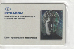 PHONE CARD SERBIA INTRACOM - BLISTER - TEST (E72.18.2 - Jugoslavia