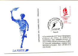 2632 - 1990 Parcours De La Flamme Olympique - Albertville 1992 - Jeux Olympiques D'hiver - 1990-1999