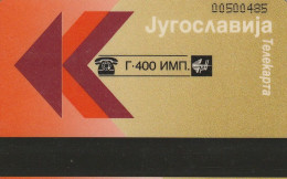 PHONE CARD JUGOSLAVIA  (E60.5.4 - Jugoslavia