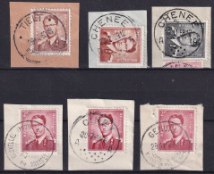 ROI KING TIELT CHENEE BRUXELLES Z BRUSSEL CINEY GENVAL - Used Stamps