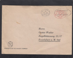 FIRMENBRIEF AUS ST. GALLEN, MIT FREISTEMPEL,NACH DEUTSCHLAND,VON DER DEUTSCHE ZENSUR GEÖFFNET,OKW,1940. - Lettres & Documents