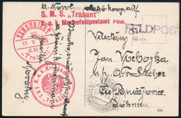 1915 Tábori Posta Képeslap "S.M.S. Trabant" - Altri & Non Classificati