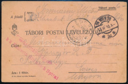 1915 Tábori Posta Levelezőlap "K.k. Kaiserin ... Spital" - Altri & Non Classificati