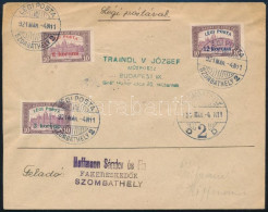 1920 Légiposta Sor Levélen "LÉGI POSTA / SZOMBATHELY 2" Budapestre Küldve - Other & Unclassified