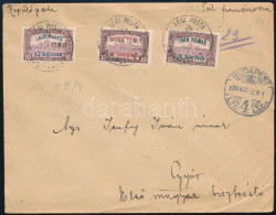 1920 Levél Légiposta Sorral Bérmentesítve "BUDAPEST" - "GYŐR" (11.000) - Altri & Non Classificati