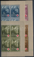 ** 1942 Vöröskereszt I. Sor ívszéli Négyestömbökben - Otros & Sin Clasificación